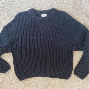 Universal Thread Chunky Knit Sweater | Black | Size XXL